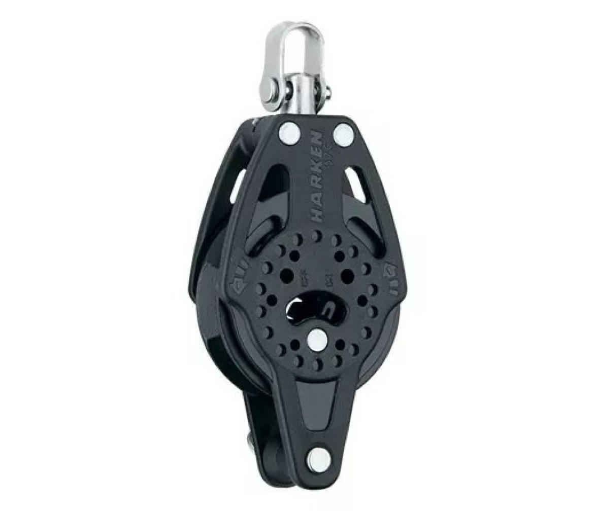 Harken 2136 Polea de violín 57 mm con roldana, giratoria y gaza