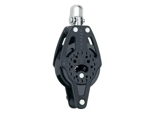 Harken 2136 Polea de violín 57 mm con roldana, giratoria y gaza