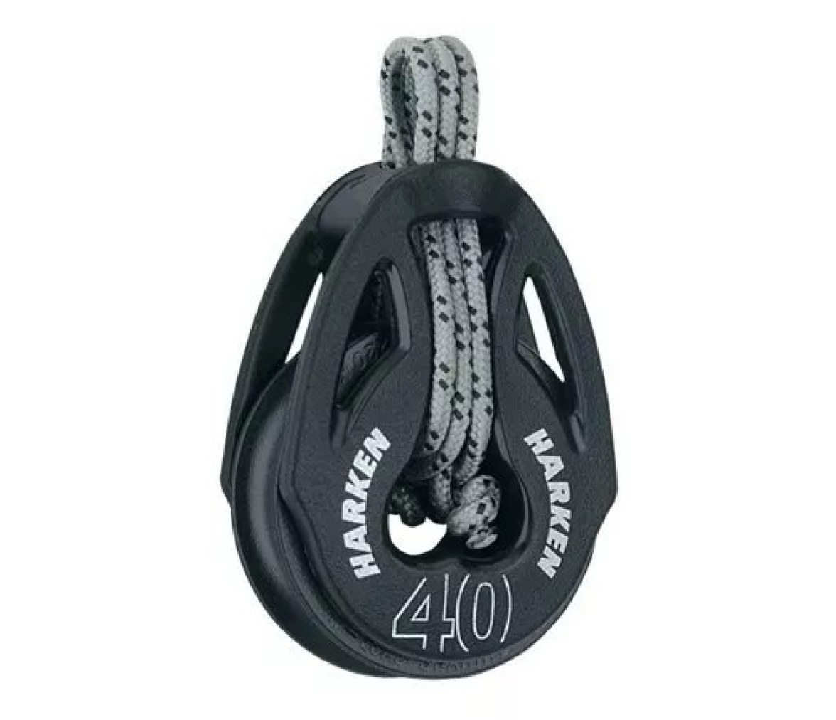 Harken 2149 Polea de 40 mm con anclaje textil T2