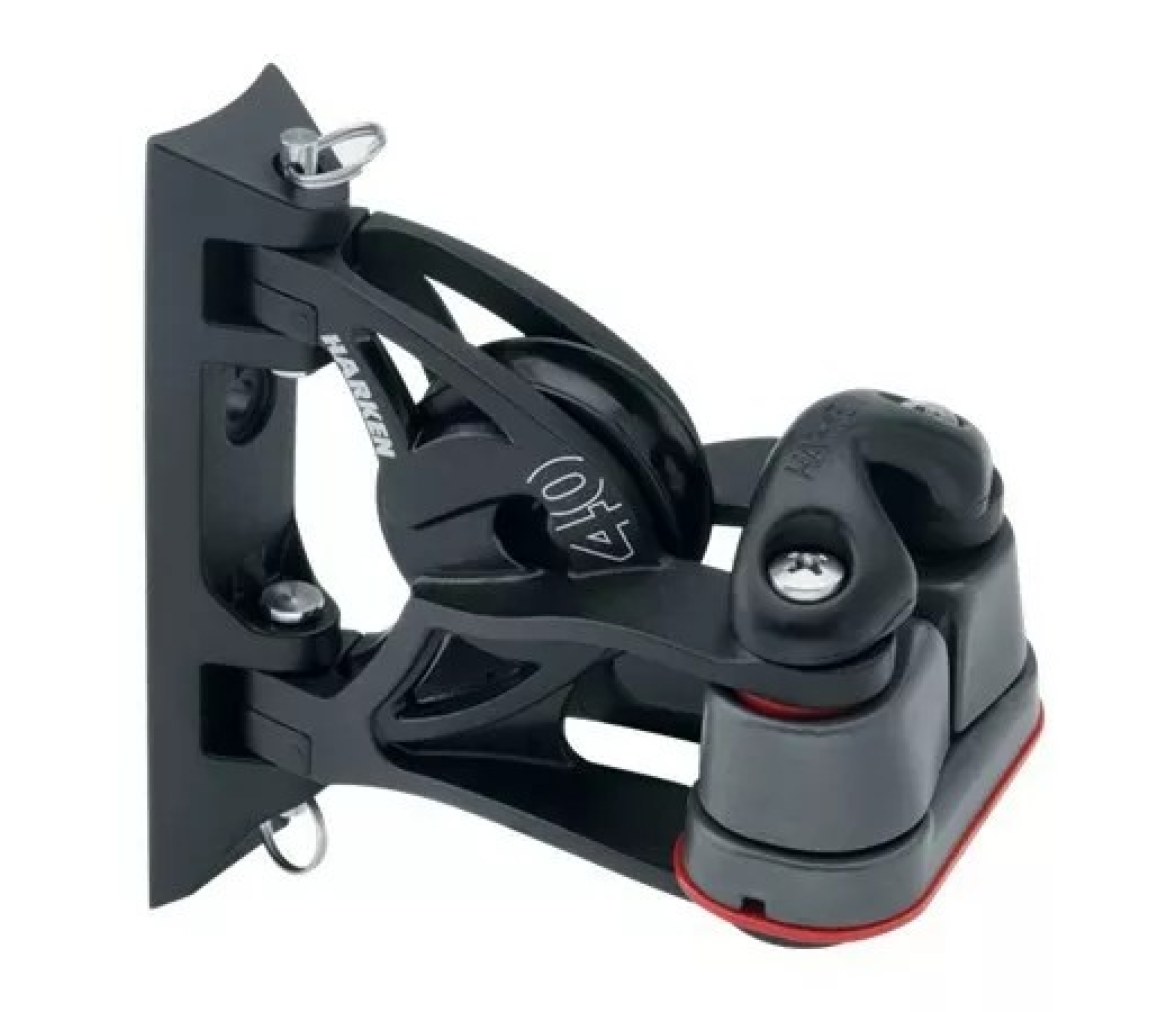 Harken 2156 Polea de reenvío pivotante 40 mm con mordaza de levas
