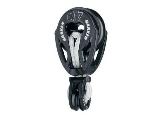 Harken 2162 Polea de carro de escota T2 Soft-Attach 40 mm