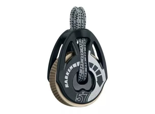 Harken 2167 Poleca de violín T2 Soft-Attach 57 mm con carraca