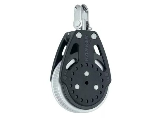 Harken 2177 Polea de violín Ratchamatic 75 mm con roldana de agarre