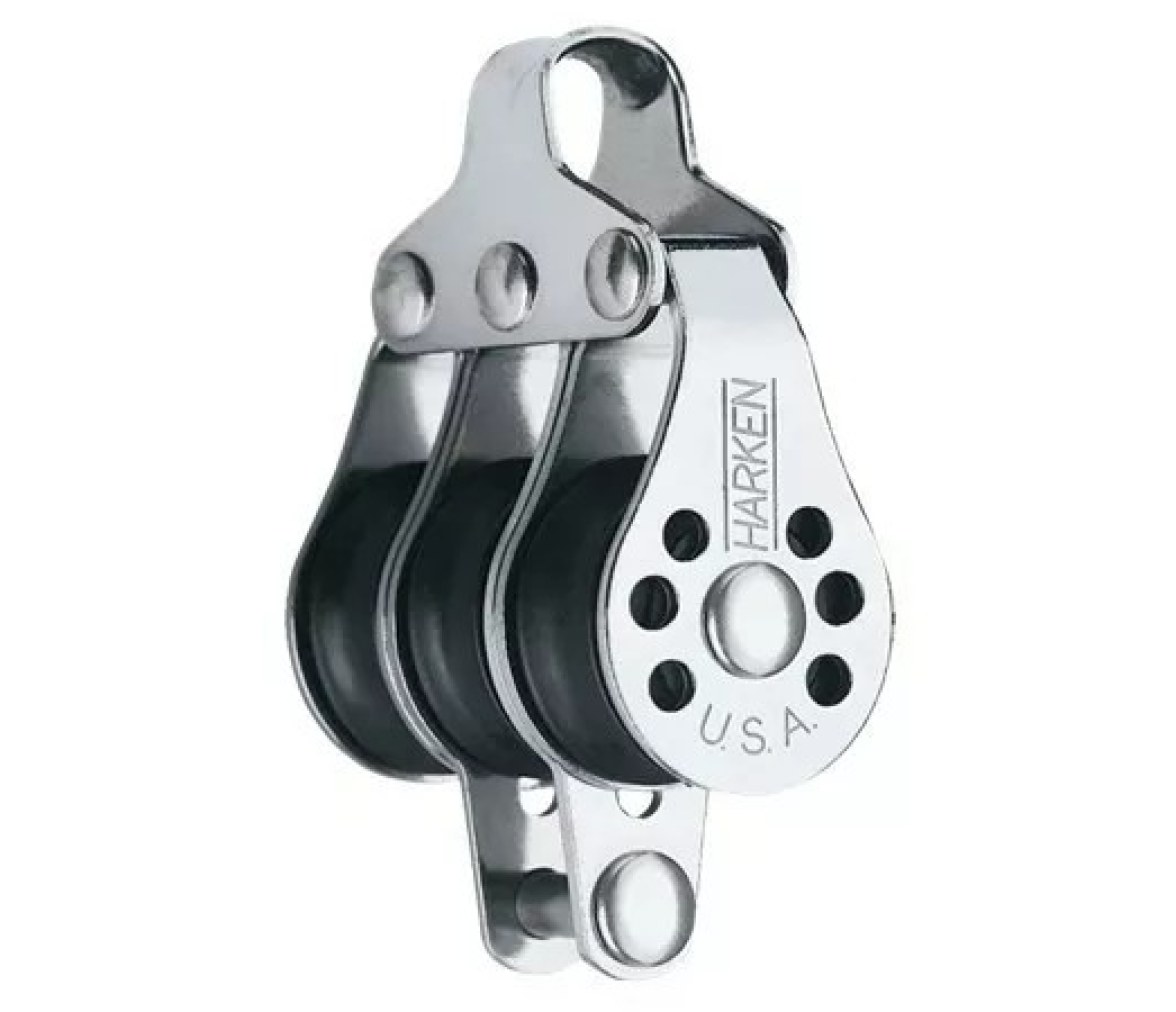 Harken 229 Polea triple con gaza de 22 mm