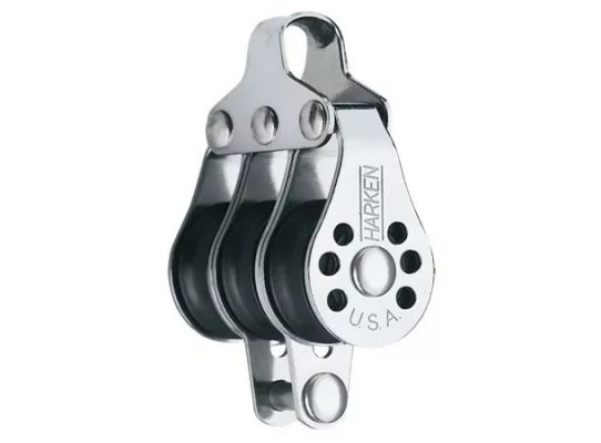 Harken 229 Polea triple con gaza de 22 mm