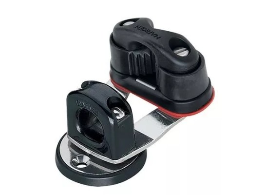 Harken 241 Mordaza de levas con roldana giratoria y ojo de buey