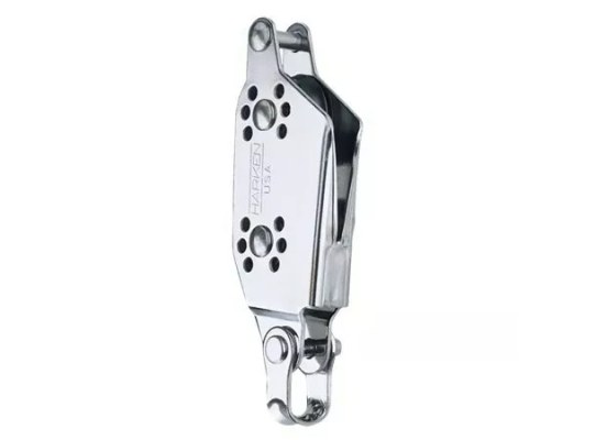 Harken 245 Polea de violín 22 mm con mordaza en V y gaza