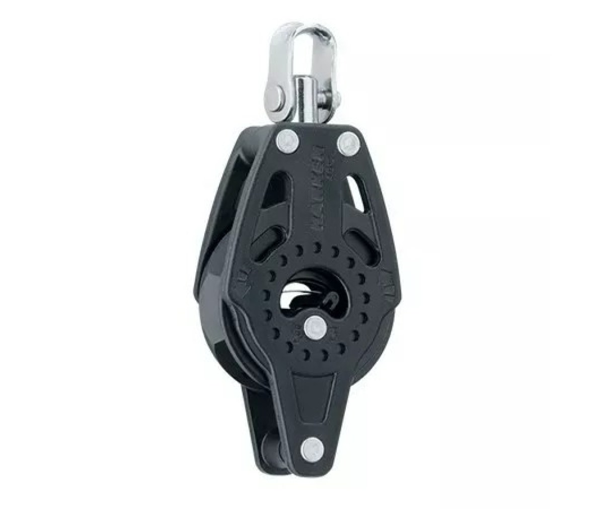 Harken 2609 Polea de carraca de 40 mm con giratoria y gaza