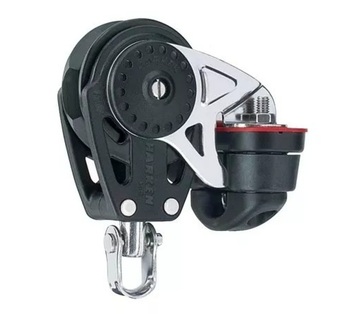 Harken 2610 Polea de violín con carraca y mordaza de levas, 40 mm