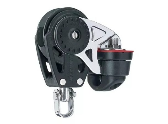 Harken 2610 Polea de violín con carraca y mordaza de levas, 40 mm