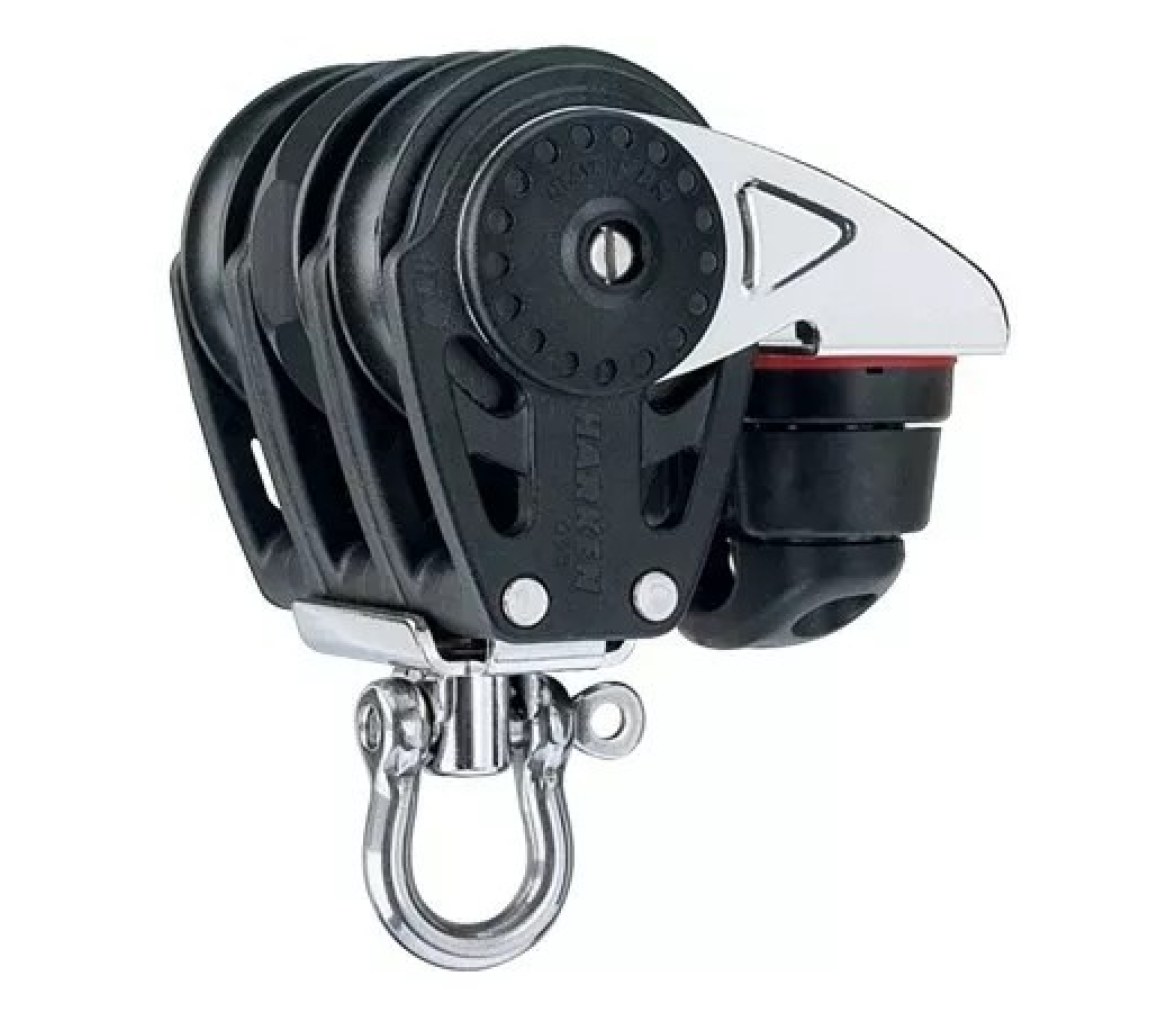 Harken 2612 Polea triple de carraca 40 mm con leva