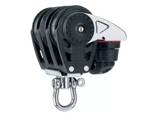 Harken 2612 Polea triple de carraca 40 mm con leva