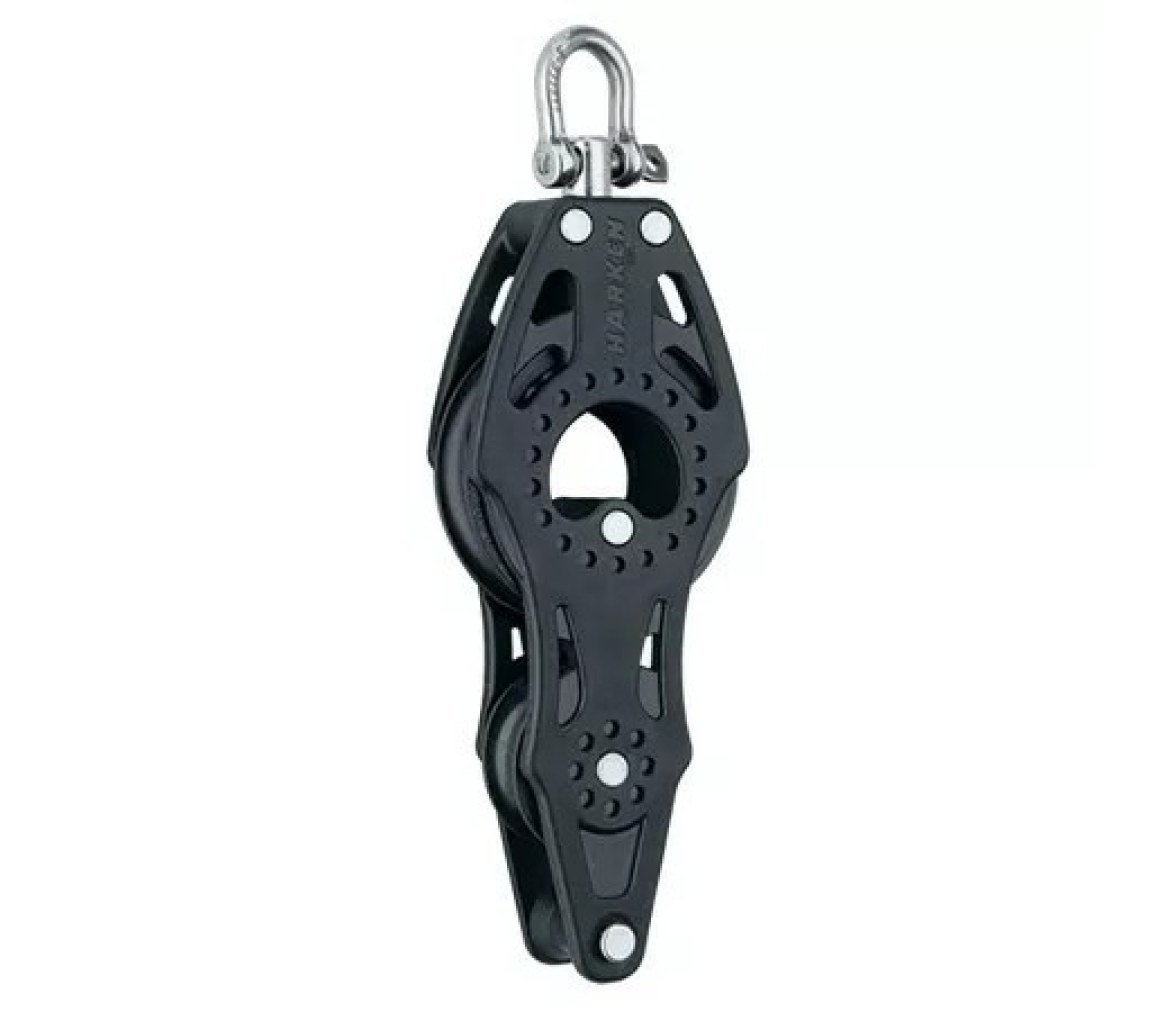 Harken 2622 Polea de violín 57 mm con roldana, giratoria y gaza