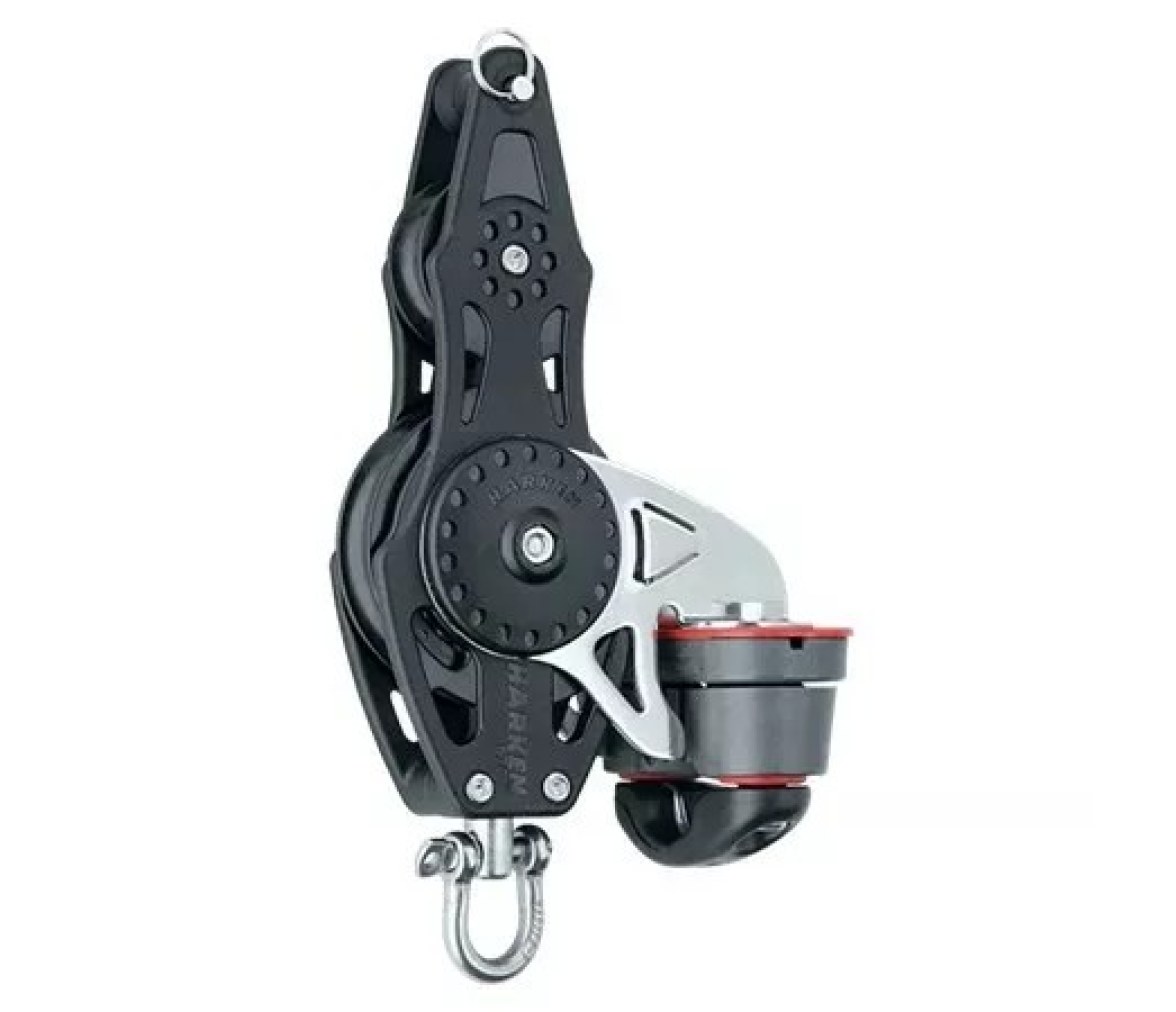 Harken 2624 Polea de violín 57 mm con leva, roldana y gaza