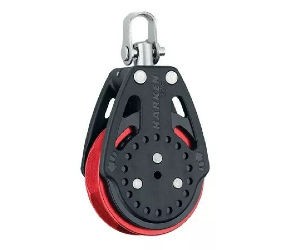 Harken 2625.RED Polea Ratchamatic 57 mm con roldana roja