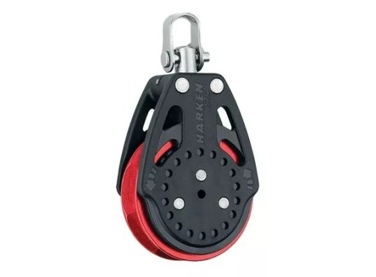 Harken 2625.RED Polea Ratchamatic 57 mm con roldana roja