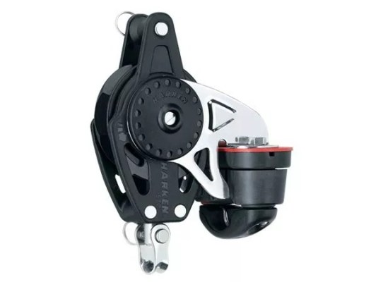Harken 2628 Polea Ratchamatic 57 mm con roldana, gaza y mordaza