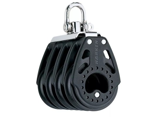 Harken 2631 Polea cuádruple 57 mm con giratoria