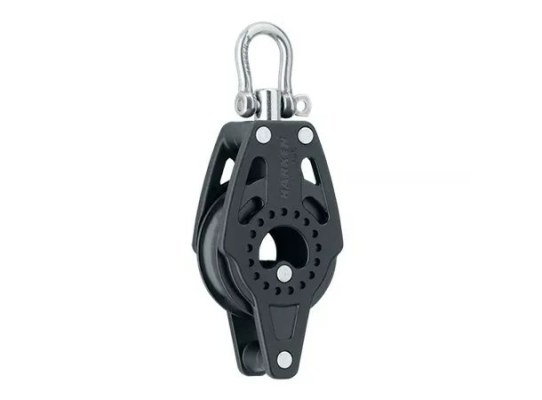 Harken 2637 Polea de 40 mm con giratoria y gaza