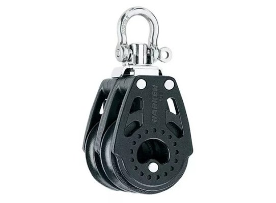 Harken 2638 Polea doble de 40 mm con giratoria