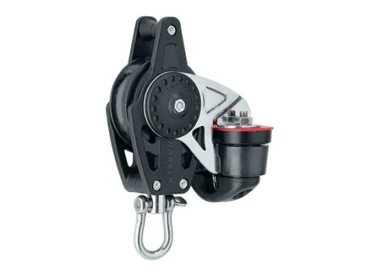 Harken 2646 Polea de 40 mm con roldana, gaza y mordaza de levas