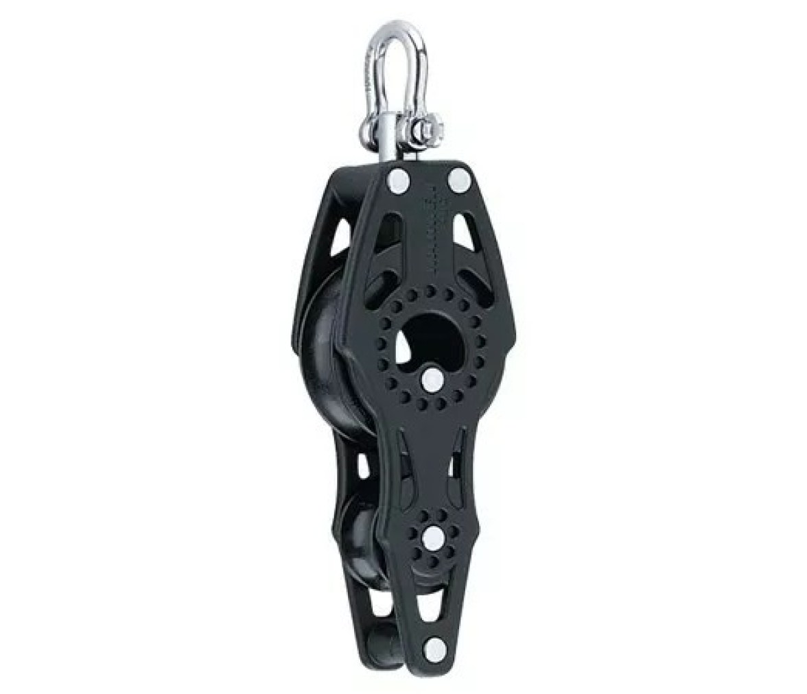 Harken 2656 Polea de violín 40 mm con giratoria y gaza