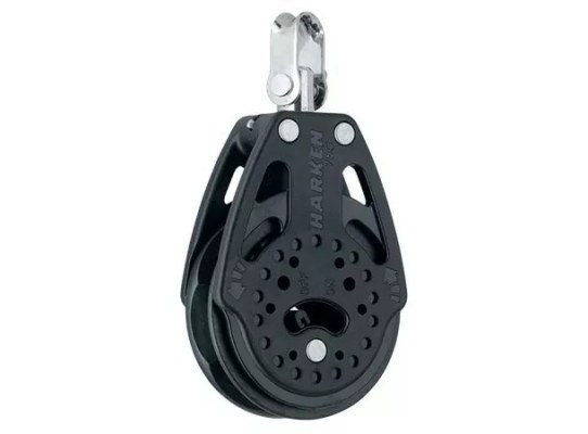 Harken 2670 75 mm ratchet fiddle block with swivel