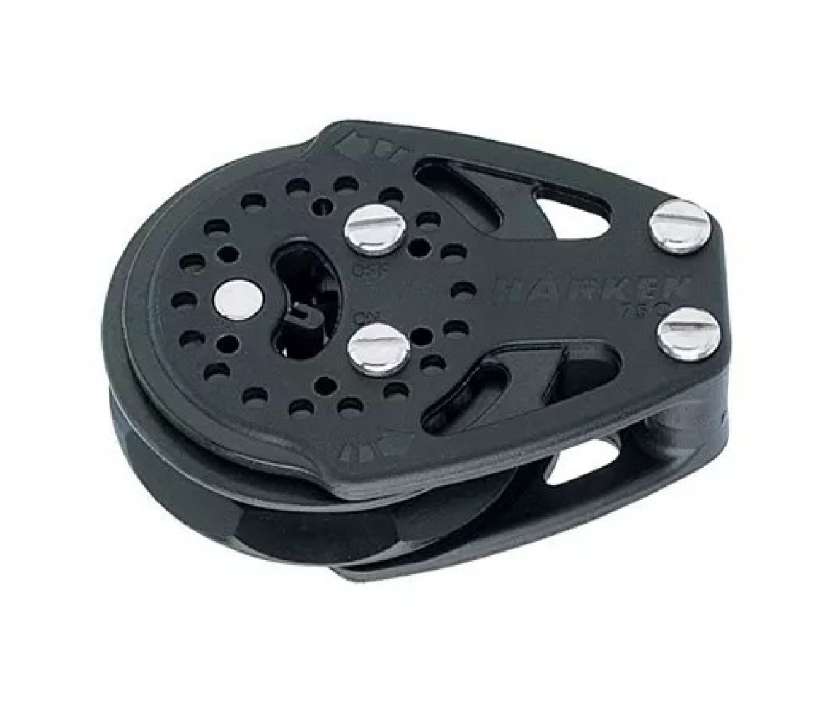 Harken 2672 Polea de costado con carraca de 75 mm