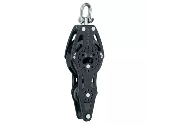 Harken 2674 Polea de violín con carraca 57 mm, giratoria y gaza
