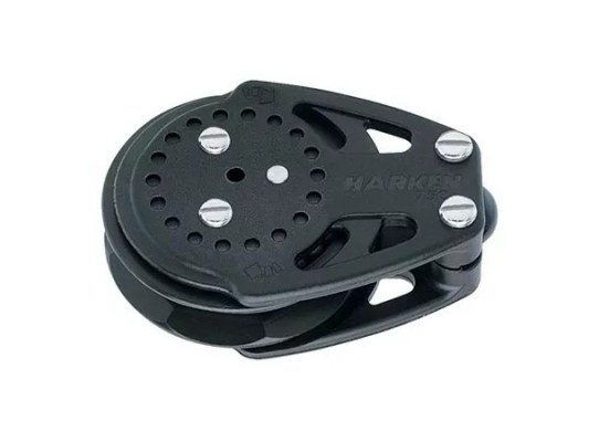 Harken 2682 Polea de costado Ratchamatic 75 mm