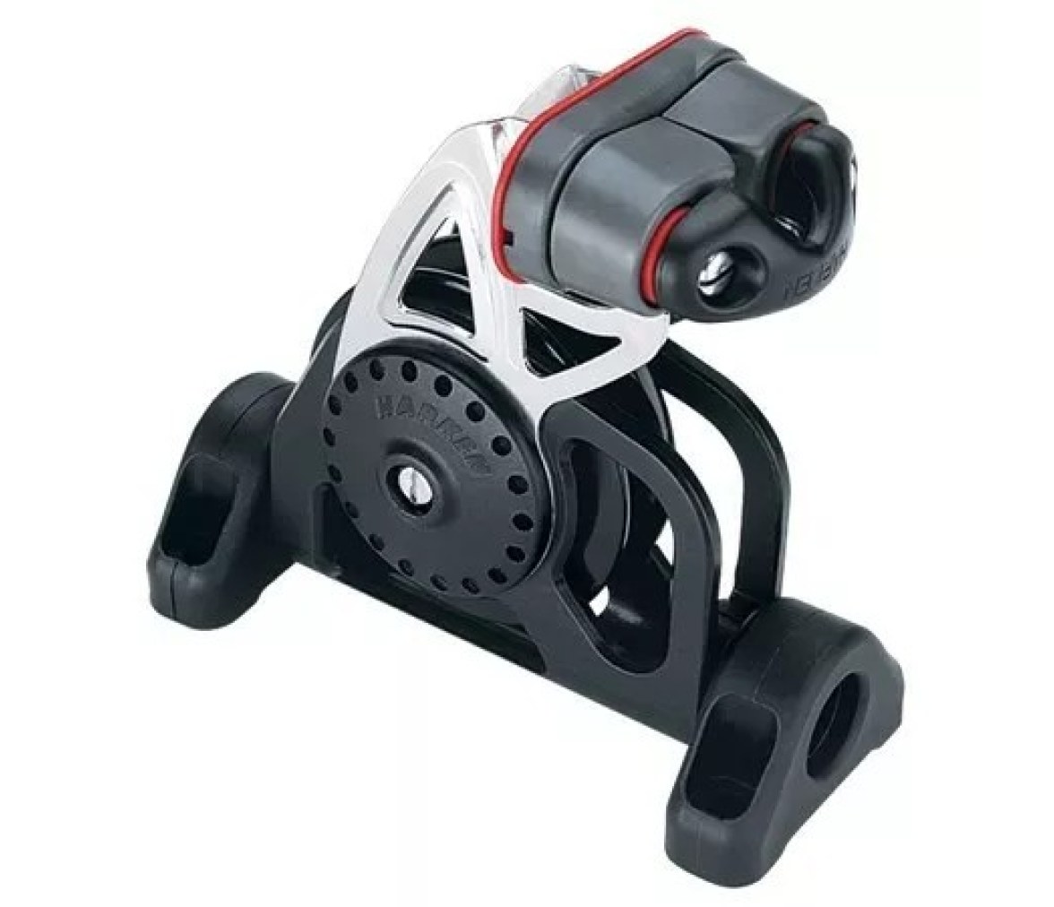 Harken 2689 Polea de violín Ratchamatic Flip-Flop 75 mm con mordaza de leva