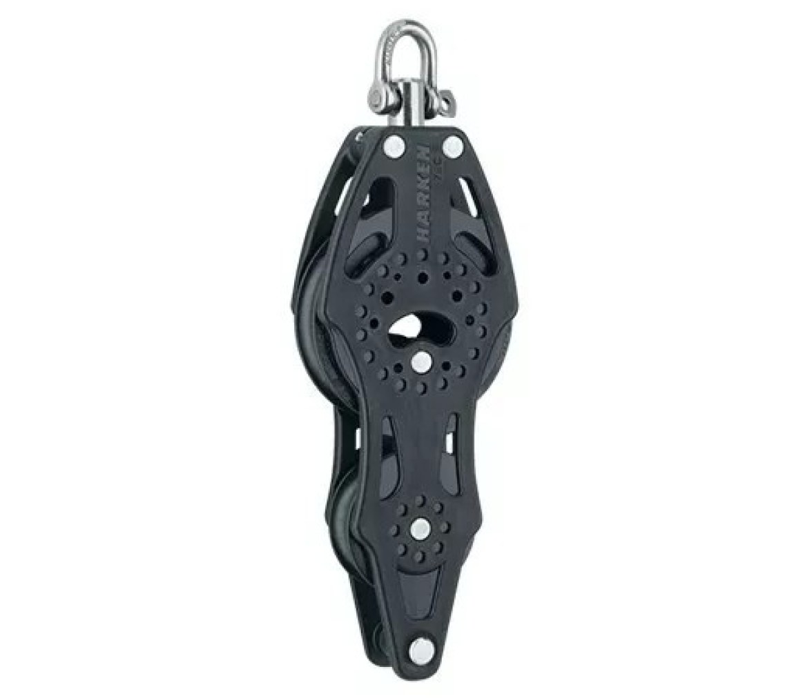 Harken 2691 Polea de violín 75 mm con giratoria y gaza