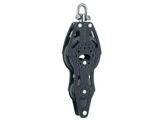 Harken 2691 Polea de violín 75 mm con giratoria y gaza