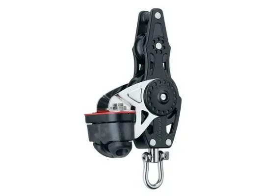 Harken 2693 Polea de violín 75 mm con leva, gaza y giratoria