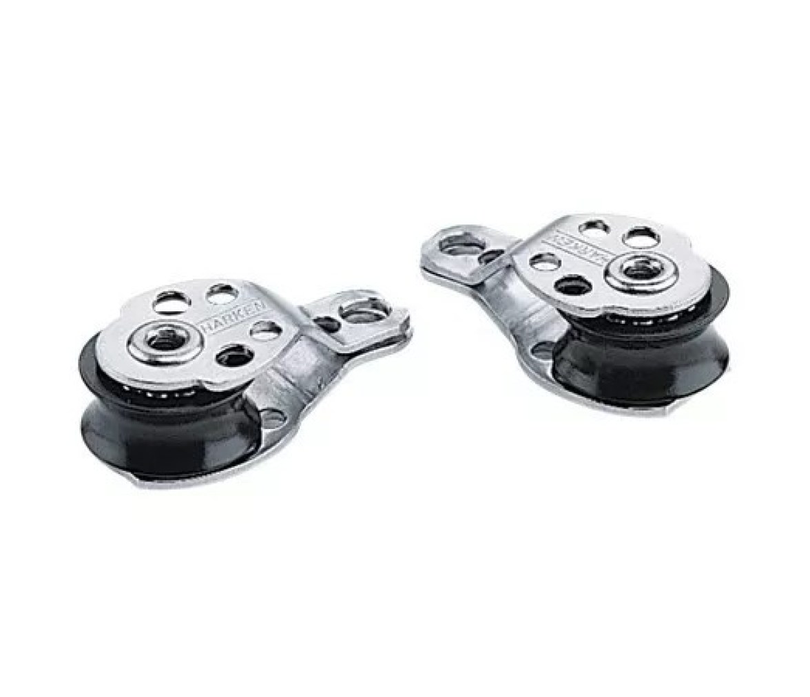 Harken 2704 Carro de escota de 13 mm con ventaja 2:1