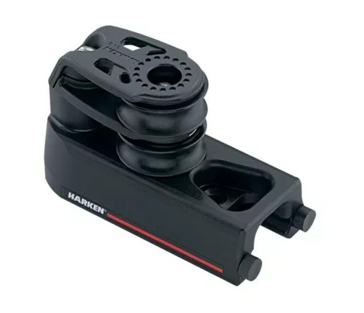 Harken 2742 Polea de reenvío End Control doble roldana 22 mm