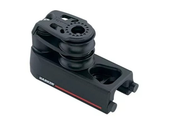 Harken 2742 Polea de reenvío End Control doble roldana 22 mm