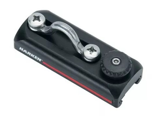 Harken 2750 Carro de escota 22 mm con tope de pasador y ojales
