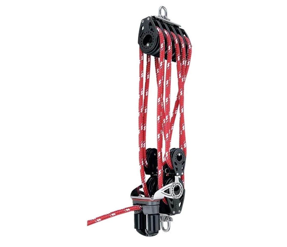Harken 2762 Polea de 5 roldanas con giratoria de 57 mm