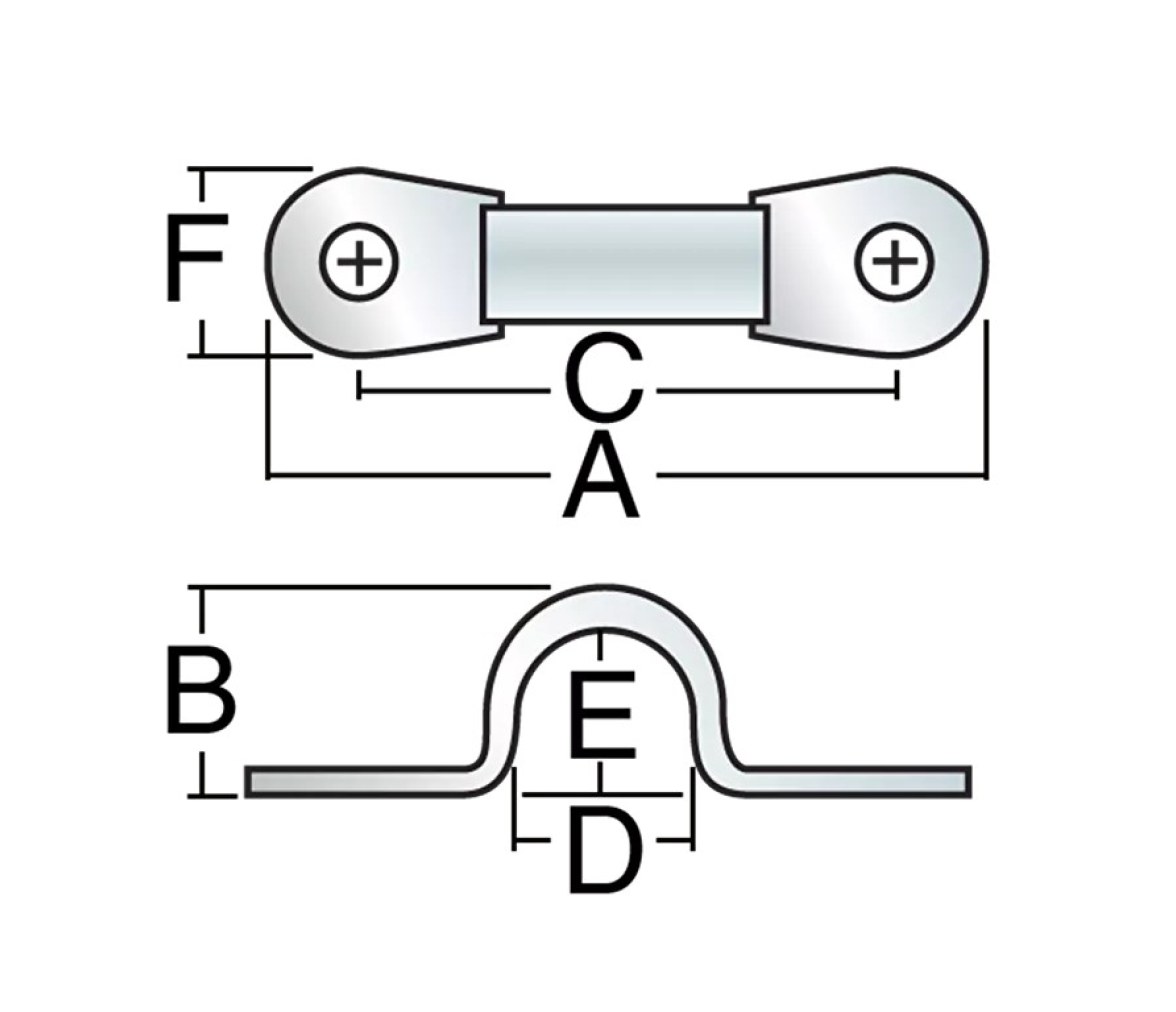 Harken 281NP Micro Eyestrap de 27 mm