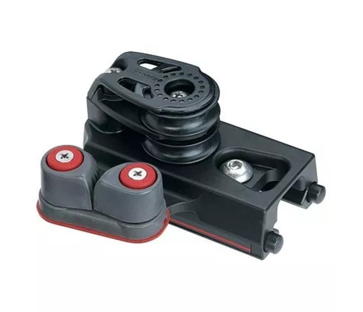 Harken 3170 Tope End Control doble roldana y mordaza, par