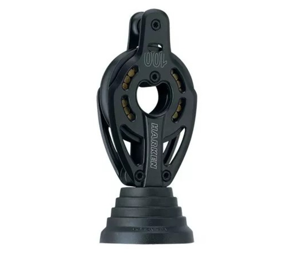Harken 3211 Polea de pie de aluminio 100 mm con gaza