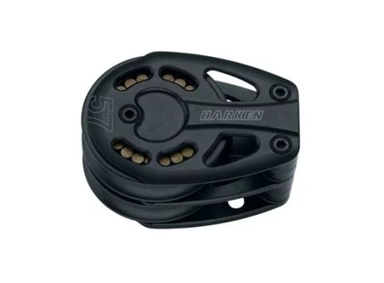 Harken 3222 Polea de pie doble de aluminio 57 mm