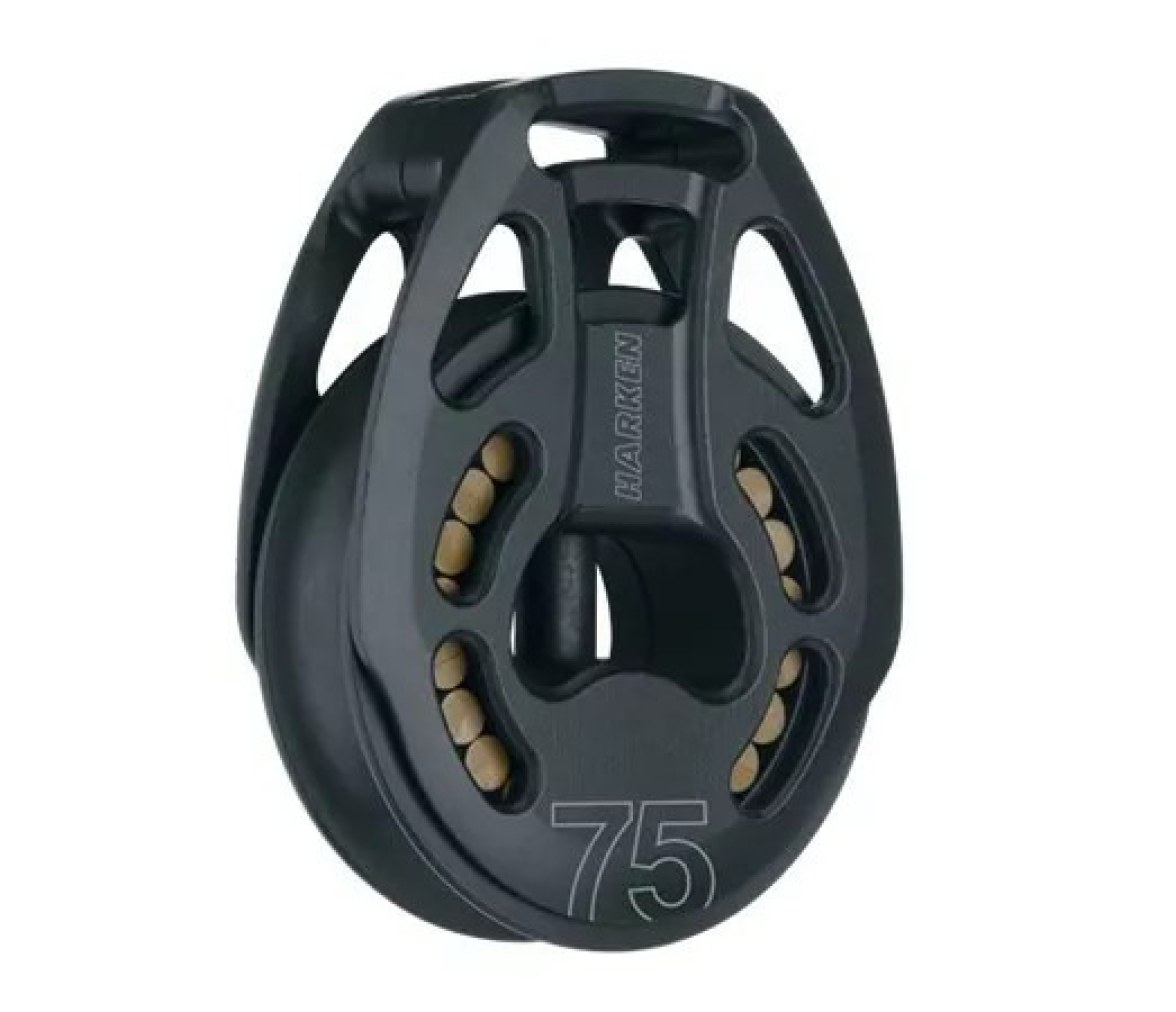 Harken 3230 Polea de argolla de aluminio de 75 mm