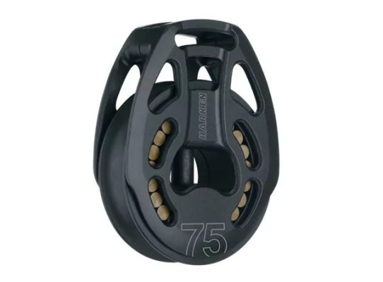 Harken 3230 Polea de argolla de aluminio de 75 mm