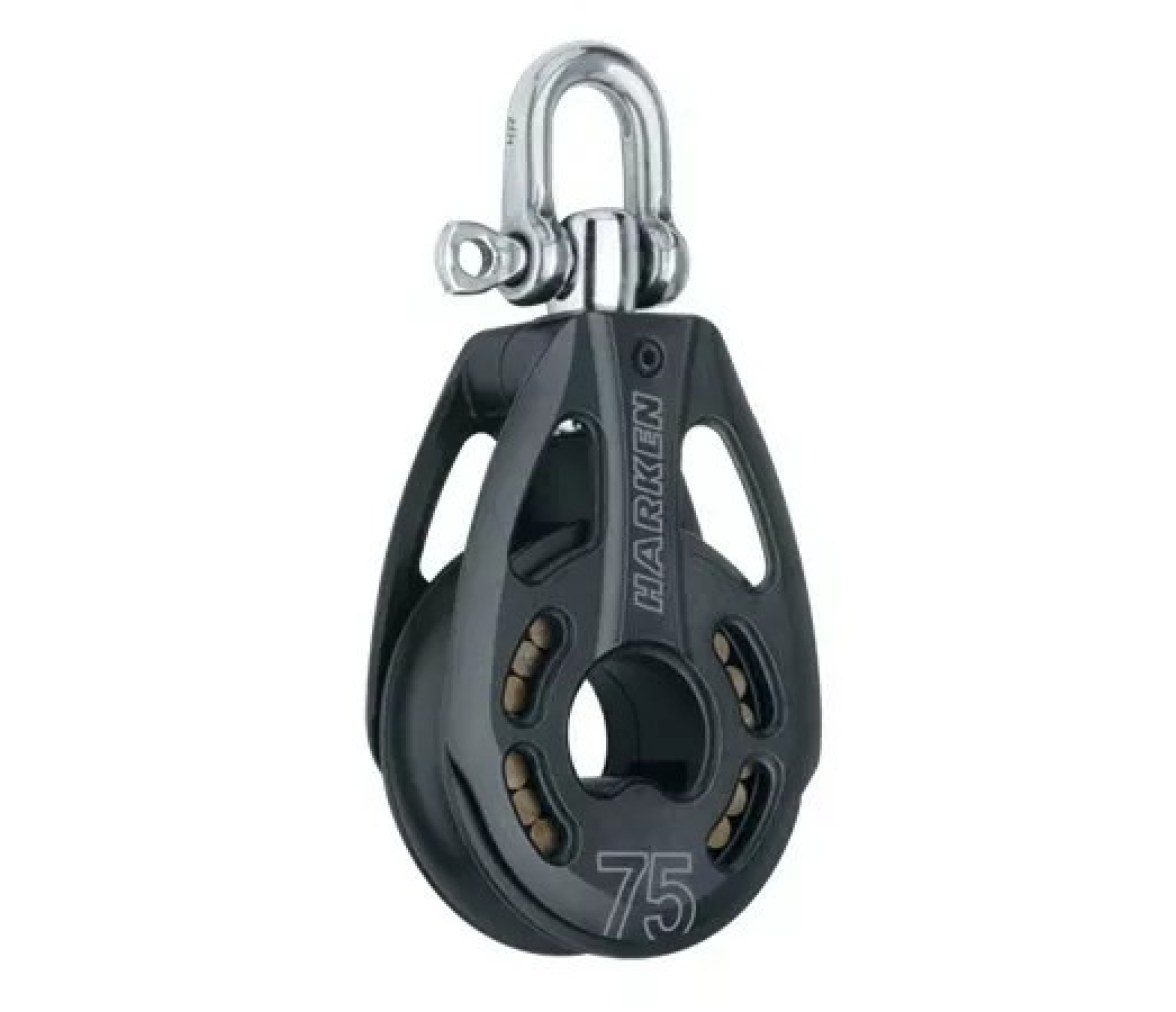 Harken 3231 Polea de aluminio 75 mm con giratoria