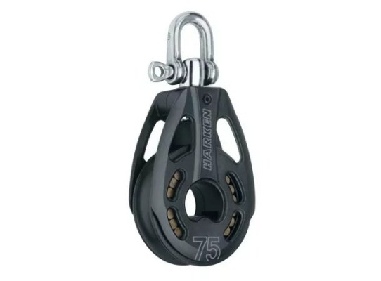 Harken 3231 Polea de aluminio 75 mm con giratoria