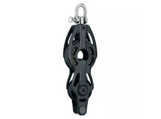 Harken 3242 Polea de violín 75 mm con roldana y gaza