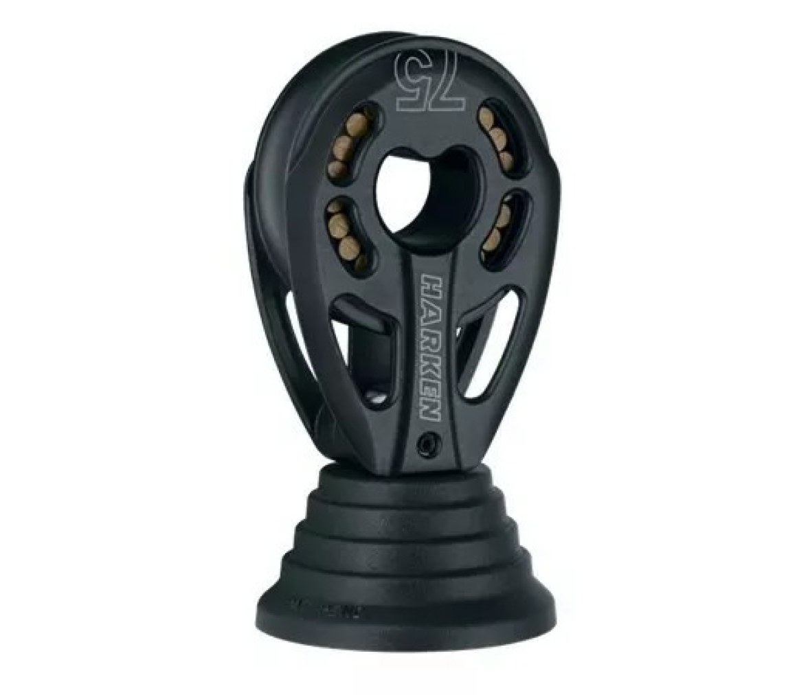 Harken 3244 Polea con muelle de aluminio de 75 mm