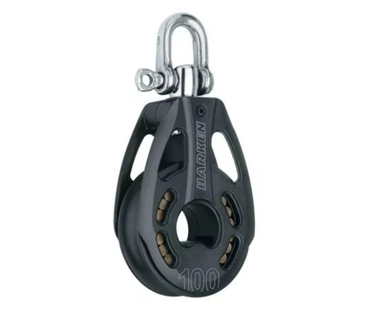 Harken 3246 Polea de aluminio 100 mm con giratoria